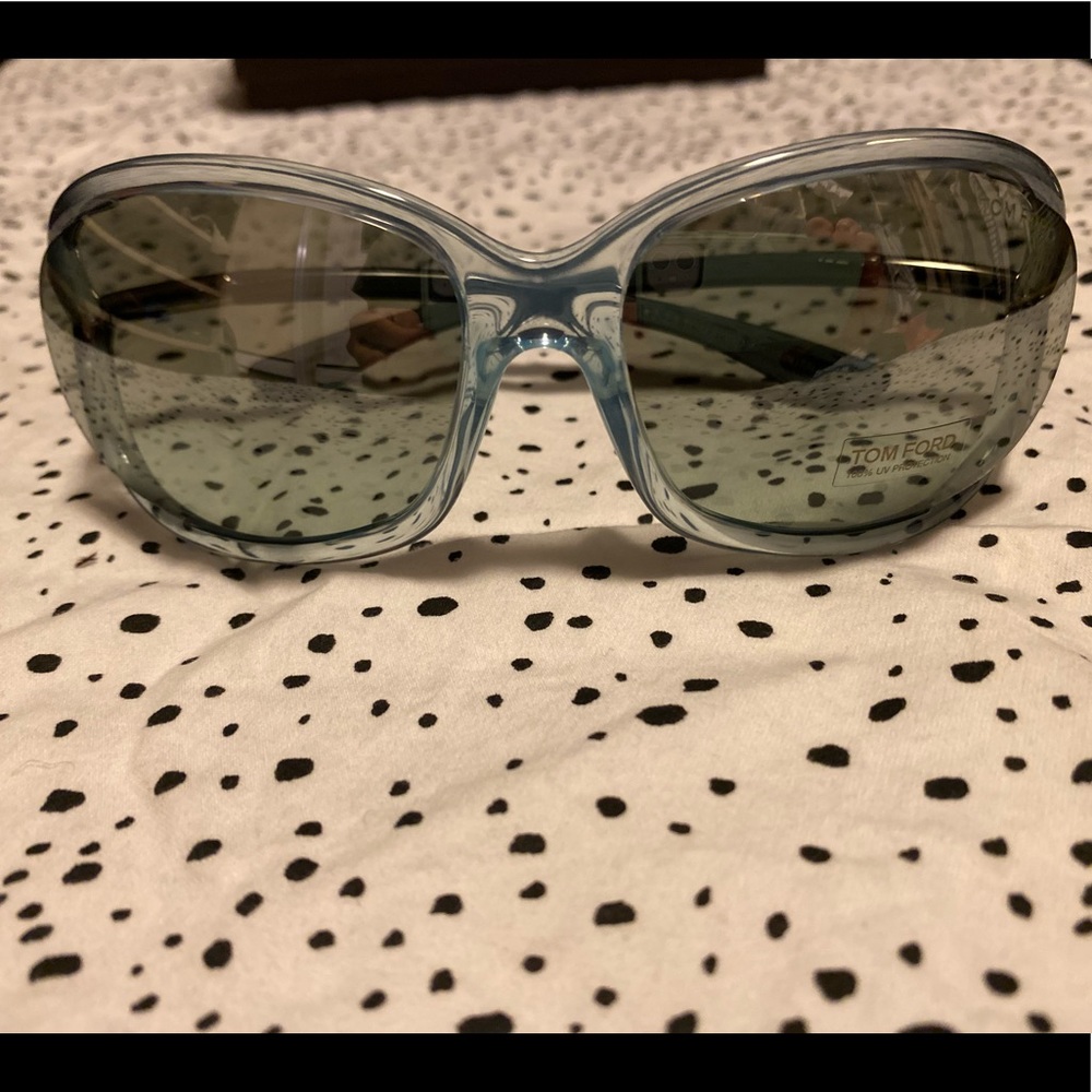 New Tom Ford Jennifer Oval wrap sunglasses
